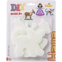 Hama strijkkralenbordjes - prinses, paard, kat