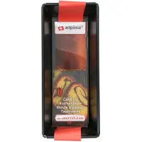 Alpina Bakvorm staal - Rechthoekig - Zwart - 25 x 11 x 7,2 cm