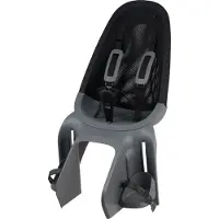 Qibbel Air Grey Black Rack Mounted Rear Baby Seat
