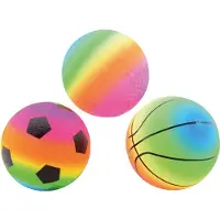 Johntoy Regenboog Bal Maat 5 Verschillende verschillende Kunststof Voetbal