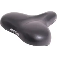 Edge Fietszadel city rental - zwart (werkplaatsverpakking)