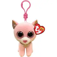 TY boo's clip fiona pink cat, 7cm