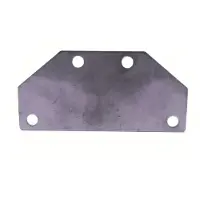 Dr Verloopplaat RVS voor bagagedrager 27-80mm
