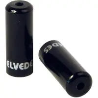 Elvedes Aluminium Rembehuizing Eindkappen 4,2 mm Zwart x10