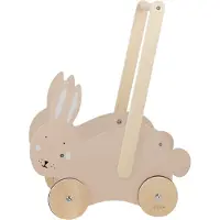Trixie Houten Loopwagen - Mrs. Rabbit - Babywalker - Kinder speelgoed - Loopkar vanaf 1,5 jaar - Voor Jongens en Meisjes - FSC