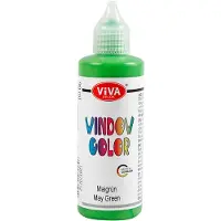Creativ Company Window color sticker en glasverf - lichtgroen, 90ml