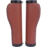 Edge Handvatset leer incl lockring - camel brown- 135/135mm (werkplaatsverpakking)