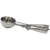 Sans marque IJsschep IJsbollepel of oliebol beslaglepel - RVS - 7cm