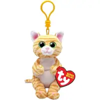 TY Beanie Babies Bellies Clip Knuffel Kat Mango 10 cm
