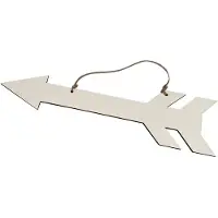 Gerkimex Houten pijl met hanger triplex, 38cm