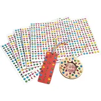 Colorations 3D Edelsteenstickers knutselpakket 2150 stuks multi kleuren.