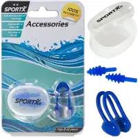 Sportx neusclip en oordopjes junior