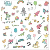 Lobbes Inpakpapier Speelgoed, 3mtr
