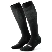 Cep Flight Socks Tall, hardloopsokken, dames, zwart