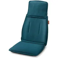 Beurer MG 330 Petrol Shiatsu Massagekussen - Massagestoel - Verstelbaar nekgedeelte - 4 Massagekoppen paarsgewijs roterend - 2 Intensiteitsniveaus - Wasbare hoes - 3 Jaar garantie - Petrol-groen