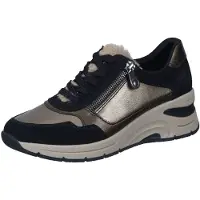 Rieker N9301-90 gevoerde sneakers met veters en rits maat 42 uitneembare zool antistress