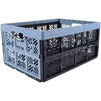 Keeeper Klappbox "ida", 32 Liter, nordic-blue leicht klappbar, Griffmulden an den kurzen Seiten