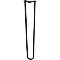 Furniture Legs Europe Stalen hairpin zwart hairpin ø 1,6 cm en hoogte 95 cm