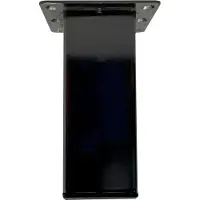 Furniture Legs Europe Stalen meubelpoot black chrome rechthoek 5 bij 5 cm en hoogte 13 cm (5 x 5 cm)