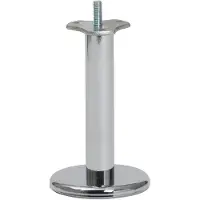 Furniture Legs Europe Stalen meubelpoot chroom rond ø 2,5 cm en hoogte 16 cm (M8)