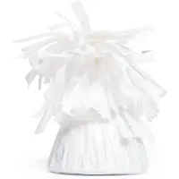 We Fiesta 24x Ballon gewichtje Wit 170 gram - Ballongewicht Gewicht Ballonnen Feest Accesoires Thema Party Tafeldecoratie Tafel Decoratie