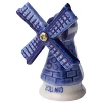 HEINEN Molen Staand Klein - Delfts Blauw - 7 cm