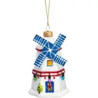 Sass & Belle Hollandse molen kerstbal -