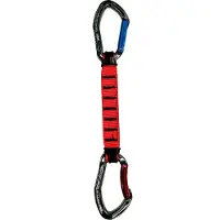 Qi´roc Urano Poliamida Set Recto+curvo+poliamida 16/25x160 Mm Karabijnhaak Rood