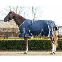 QHP Deken Turnout Fleece 0gr Donkerblauw - 155/205