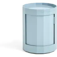 HAY Facet Cabinet 100 bijzettafel Misty blue