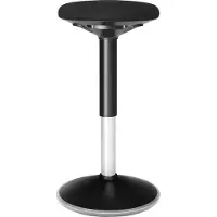 Mazazu MIRA Home - kantoorkruk - bureaukruk - metaal - zwart - 40,7x39,9x35,6