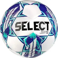 Selecta Voetbal Future Light DB V23 - Wit/Turquoise/Blauw Kids