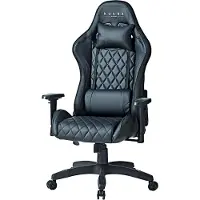 Kuura Gaming Gamingstoel, RGB-verlichting, zwart
