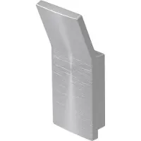 Haceka Aline handdoekhaak geborsteld aluminium