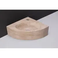 Forzalaqua Fontein turino travertin gezoet 30x30x10 cm