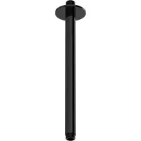 Hotbath Ace AC453 plafondbuis 15cm gepolijst zwart PVD