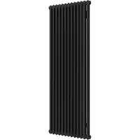 Plieger Designradiator Florence 1677 Watt Zijaansluiting 180x60 cm Donkergrijs Structuur