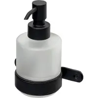 Haceka IXI zeepdispenser zwart mat