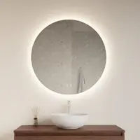 Gliss Design Spiegel oko rond led verlichting 70 cm incl. Verwarming