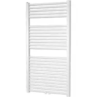 Boss & Wessing Handdoekradiator Palimi Recht 1175 x 600 mm Wit structuur