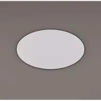 HiPP Spiegel Design SPV 8500 Ovaal 80x60 cm Met Frame Mat Zwart