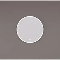 HiPP Spiegel design spv 13000 rond 120x120 cm met frame mat zwart met verlichting incl. Spiegelverwarming