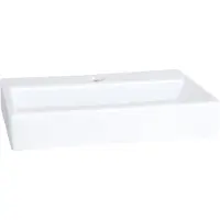 Differnz Fonteinset mix en match flat small 7x38x24 cm keramiek wit