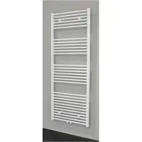 Sanicare Radiator middenaansluiting recht 1056 watt inclusief ophanging 160x60 cm wit