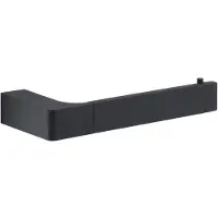 Gedy Pirenei design toiletrolhouder mat zwart