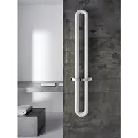 Instamat Designradiator Tubone-V 170x21x14cm Incl. Aansluitset Wit