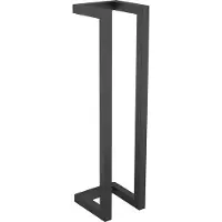Wiesbaden Handdoekrek Loft 50x12,5 Cm Mat Zwart