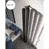 Instamat Designradiator tubone-v 170x21x22 cm incl. Aansluitset wit