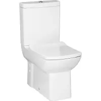 Creavit Lara Staande Toilet - onderpot - zonder bidet sproeier - muur/onderuitgang - wit LR360-11CB00E-0000