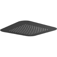 Hotbath Mate M147 inbouw hoofddouche 42cm vierkant geborsteld gunmetal PVD